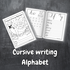 Cursive Writing Alphabet