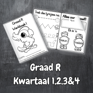 Graad R Werkboeke Kwartaal 1–4 + GRATIS Boek | 500+ Bladsye